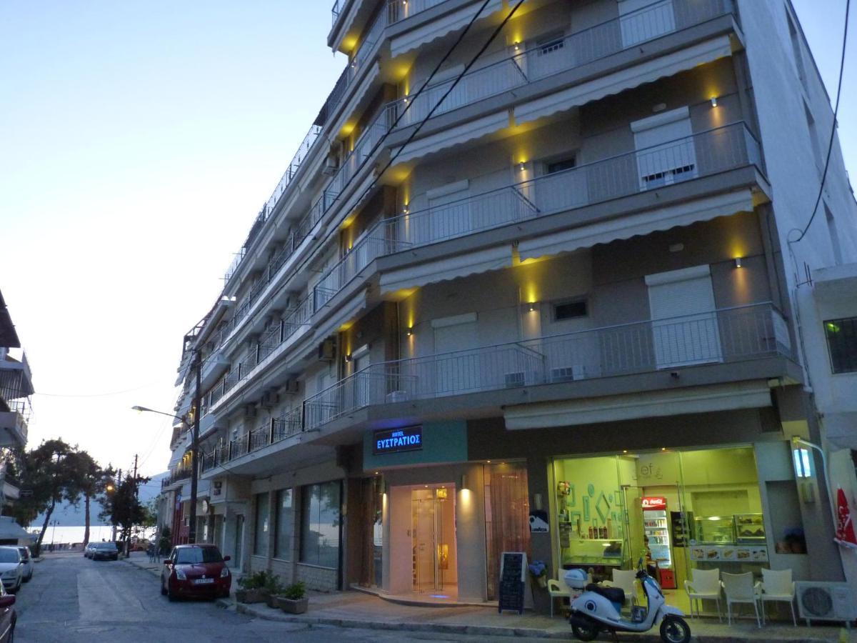 Efstratios Hotel Лутра-Эдипсу Экстерьер фото